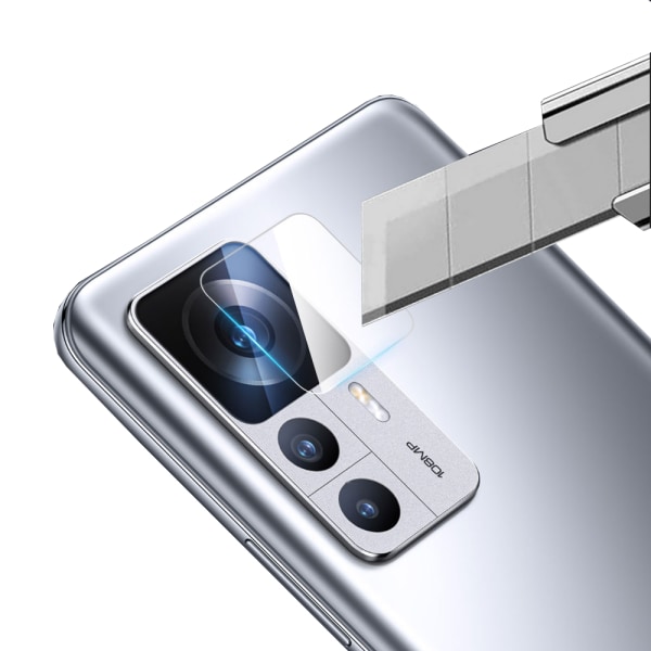 Xiaomi 12T kameralinsecover (2-pak) Transparent