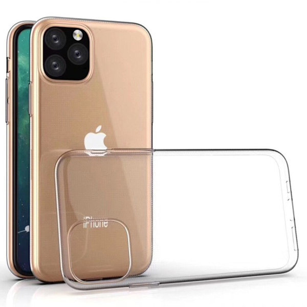 iPhone 11 Pro Max - Genomtänkt Silikonskal Transparent/Genomskinlig