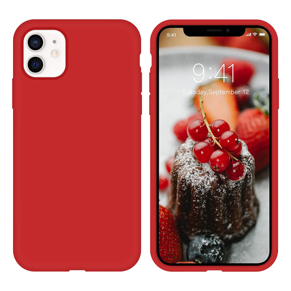 iPhone 12 - stødabsorberende cover (Floveme) Röd