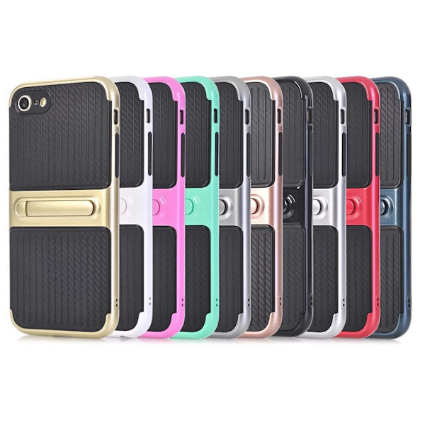 iPhone 8 - Skal Carbon-Class med Kickstand Grön