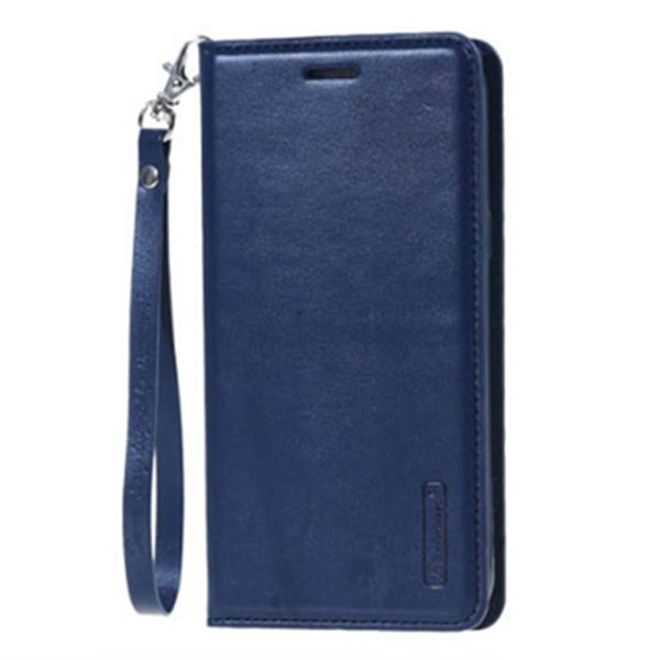 iPhone 15 Pro max - Glatt Smart HANMAN Wallet-deksel Blue