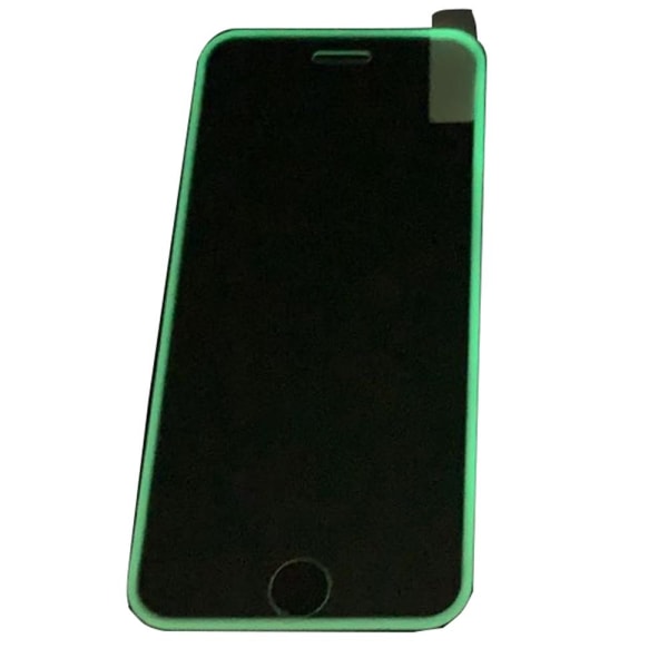 iPhone 8 Plus skjermbeskytter Lysende ramme 9H 0,3 mm Självlysande