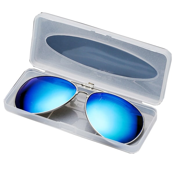 Polarized Exklusiva Solglasögons Överdrag Silver