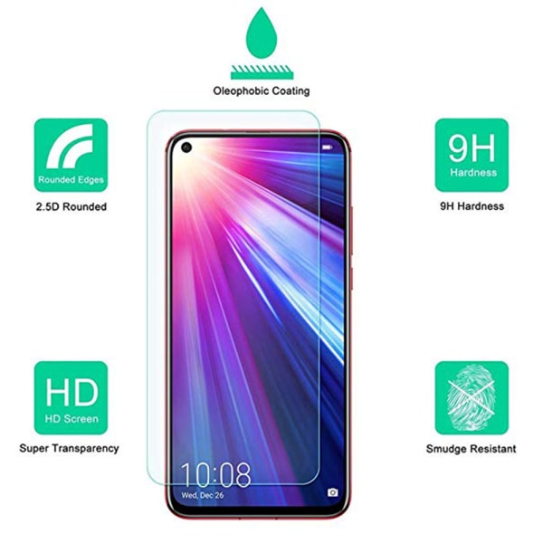 Nova 5T 4-PACK Skärmskydd Standard 9H 0,3mm Screen-Fit HD-Clear