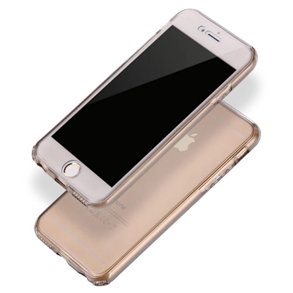 Smart Silikonfodral TOUCHFUNKTION (Fram och Baksida) iPhone 7 Blå