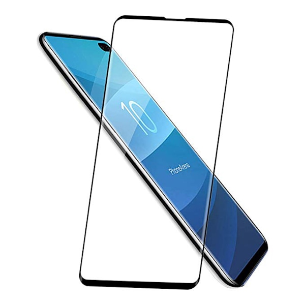 HuTech EXXO-Skärmskydd i 3D-utförande till Samsung Galaxy S10+ Svart