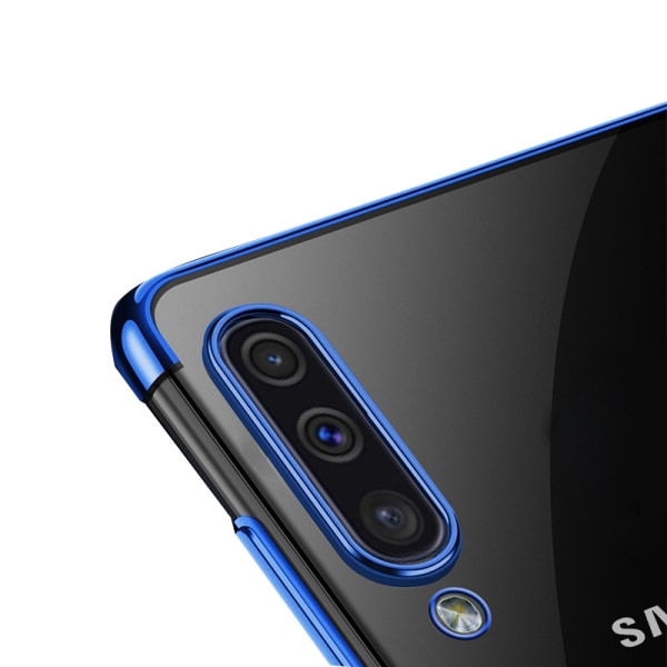 Kraftfullt Skyddande Silikonskal - Samsung Galaxy A50 Röd
