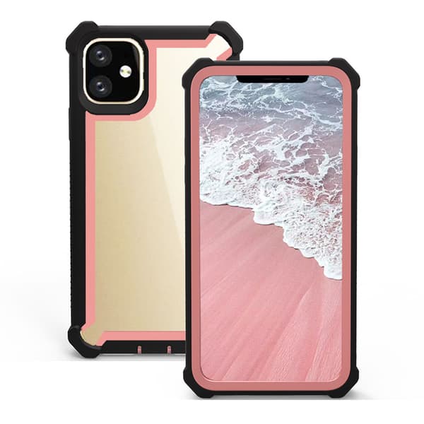Skal - iPhone 11 ROSA/VIT ROSA/VIT