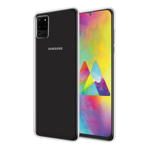 Samsung Galaxy S20 Ultra - Full Cover Suojaava silikonikuori Transparent/Genomskinlig