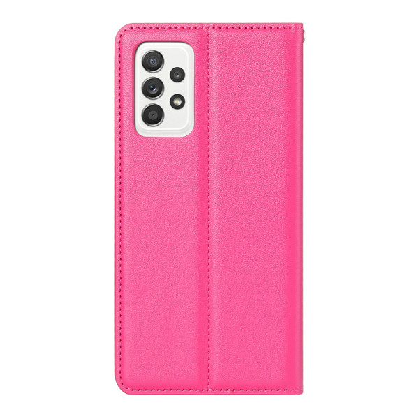 Samsung Galaxy A52 - Stilrent Praktiskt Plånboksfodral (HANMAN) Rosaröd