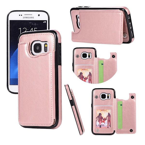 Samsung Galaxy S7 - Elegant Pungetui Roséguld