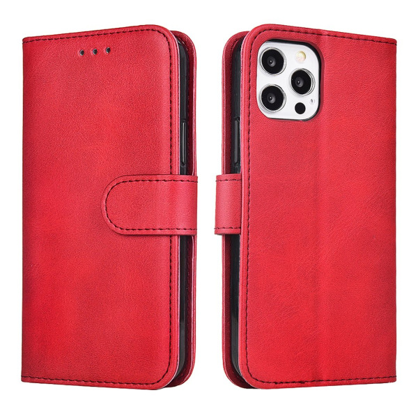 iPhone 14 Plus - Stilrent Praktiskt FLOVEME Plånboksfodral Roséguld