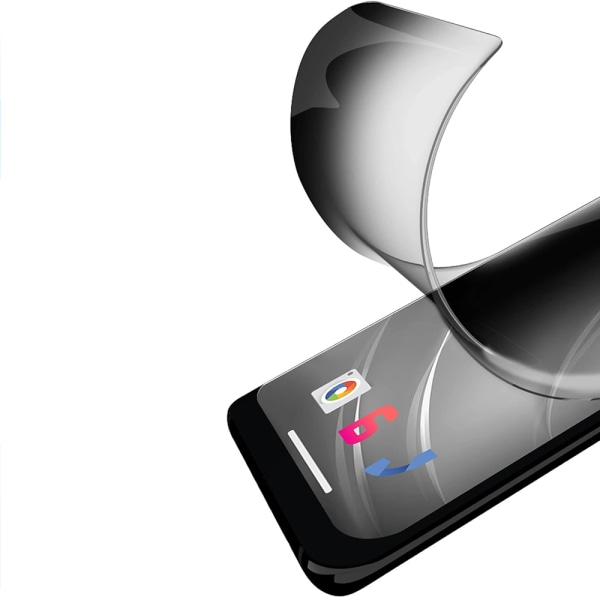 3-PACK Samsung Galaxy S24 Ultra Integritetsskyddande Hydrogel Mj Transparent, Svart Ram