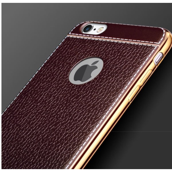 iPhone 6/6S - Exklusivt Praktiskt Vintage skal LEMAN Röd