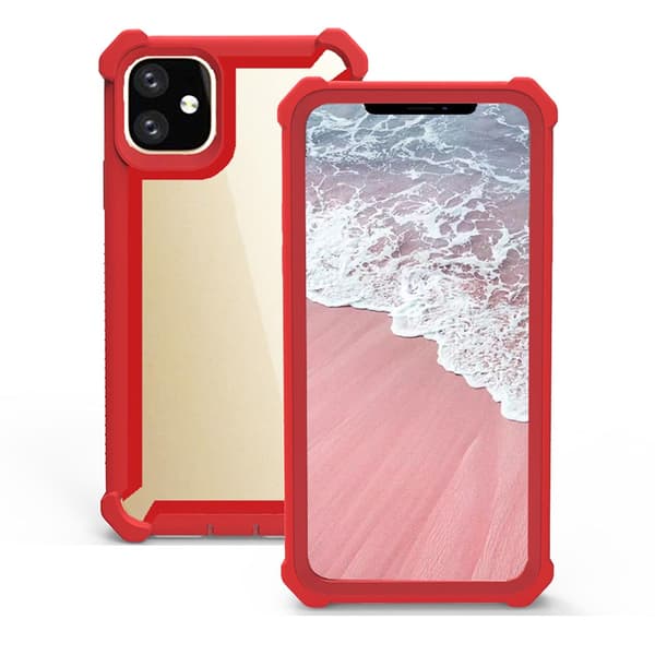 iPhone 11 - Elegant Smart Skal ROSA/VIT ROSA/VIT