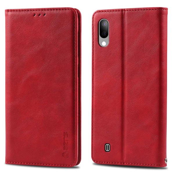 Samsung Galaxy A10 - Kraftig lommebokdeksel Röd Röd