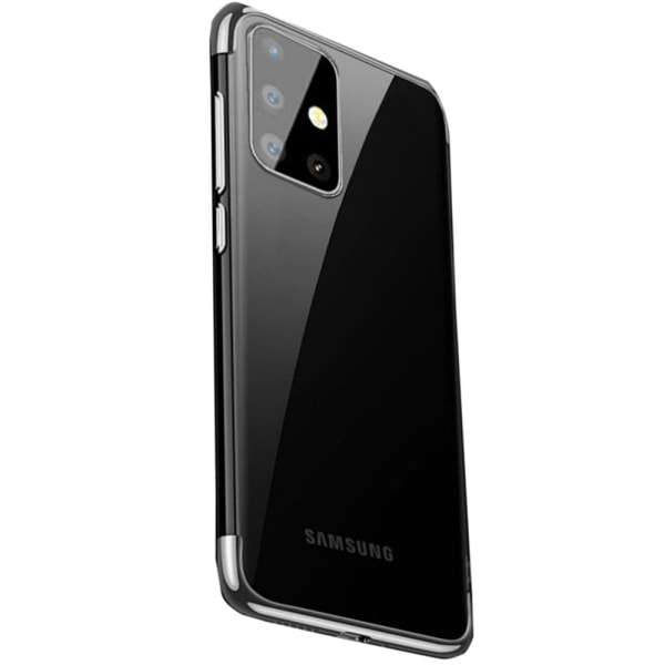 Silikonskal - Samsung Galaxy A71 Silver