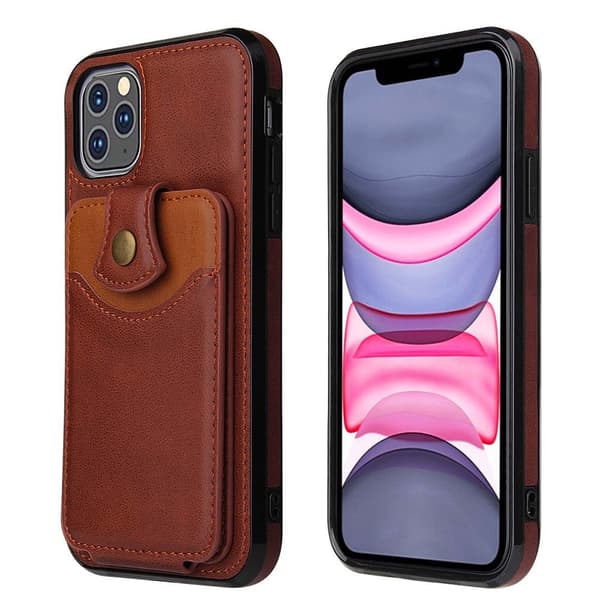 iPhone 11 Pro Max - Skal med Korthållare Mörkblå
