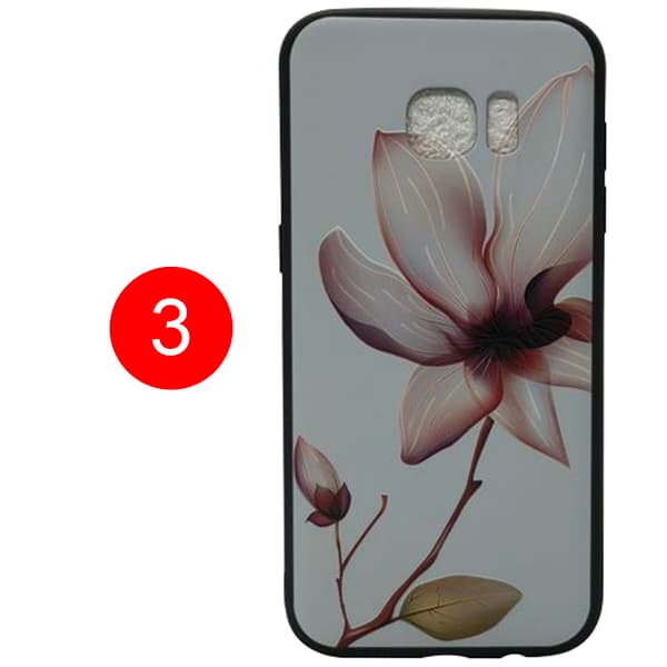 Blommiga Skyddsskal för Samsung Galaxy S7 Edge 2