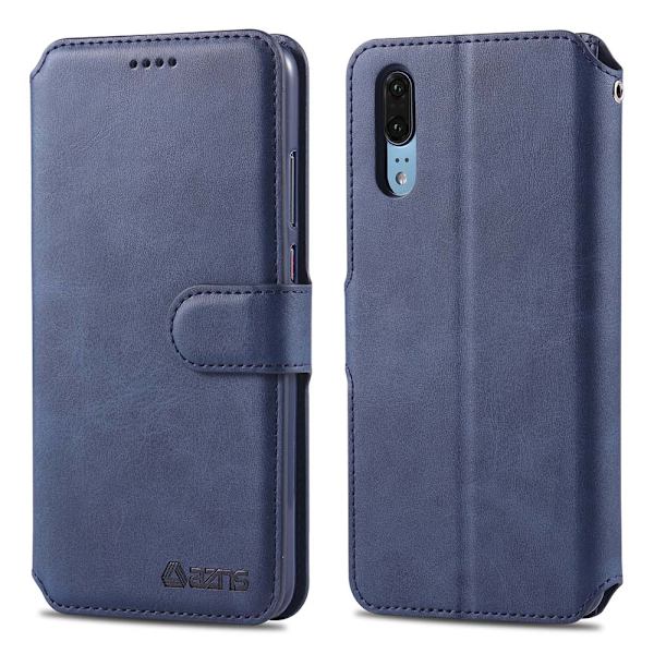 Stilsäkert Skyddande Plånboksfodral - Huawei P20 Pro Röd