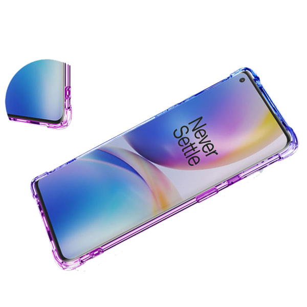 OnePlus 8 Pro - Stilig beskyttelsesdeksel FLOVEME Transparent/Genomskinlig