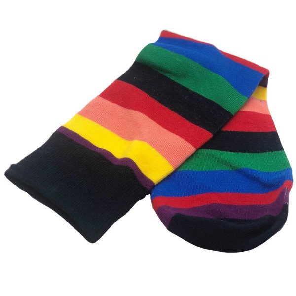 7 kpl kestävät mukavat värikkäät sukat Flerfärgad