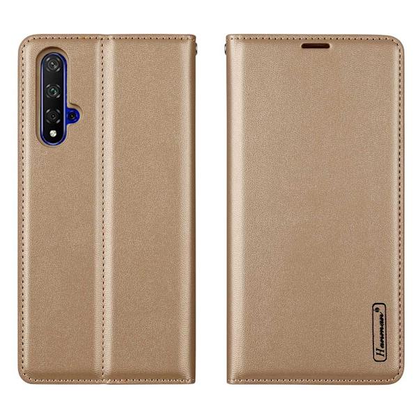 Huawei Nova 5T - Stilfuldt Hanman Wallet etui Rosaröd