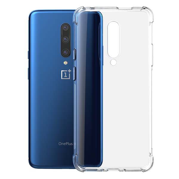 OnePlus 7 Pro - Silikonskal Svart/Guld