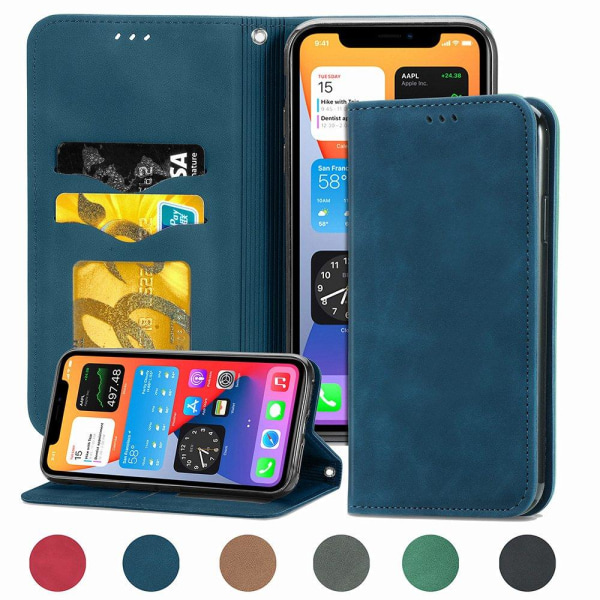 iPhone 12 Pro Max - Eksklusivt FLOVEME Wallet Cover Brun