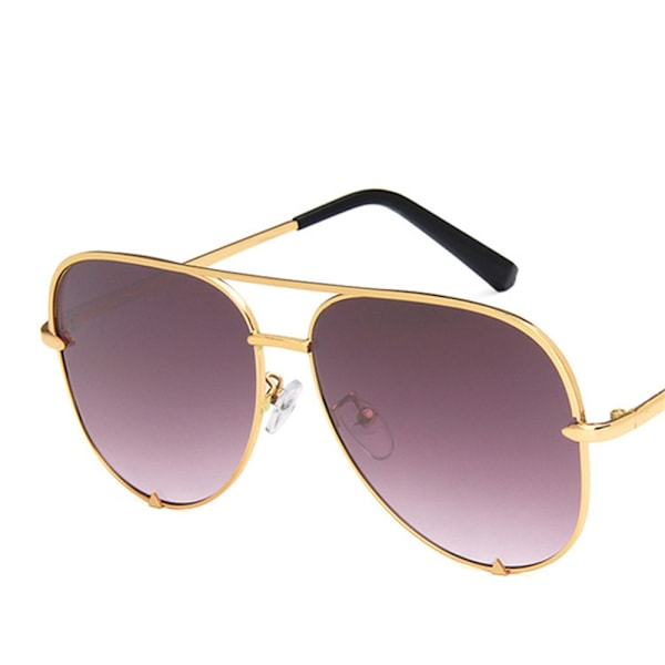 Hög Kvalitets Polariserade Solglasögon Guld/Rosa
