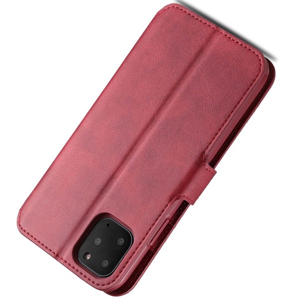 iPhone 11 Pro Max - Praktisk gjennomtenkt lommebokdeksel Röd
