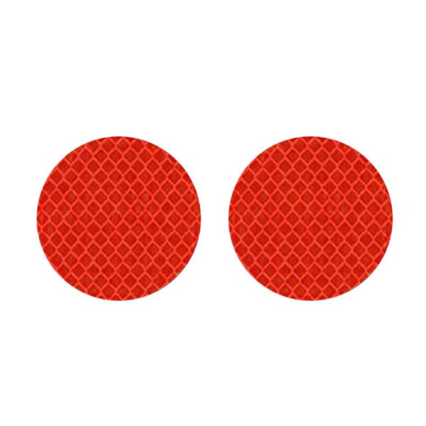 5-Pack Effektfull Reflekterande Cirkel Reflexer Orange