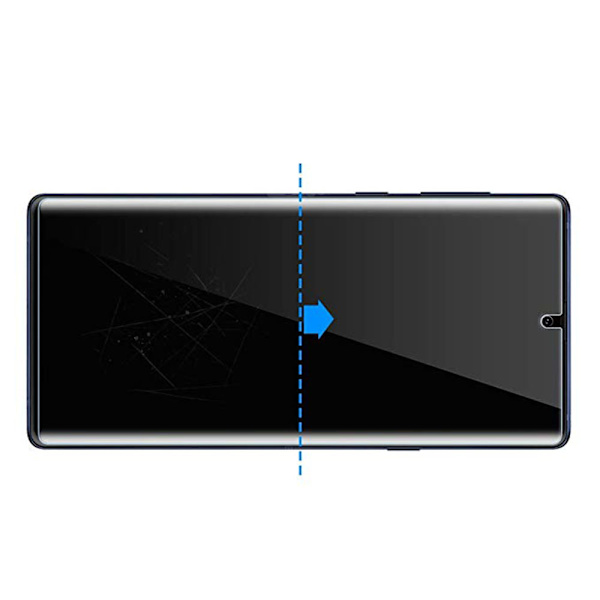 Note 10 3-PACK Näytönsuoja 9H Nano-Soft Screen-Fit HD-Clear Transparent/Genomskinlig