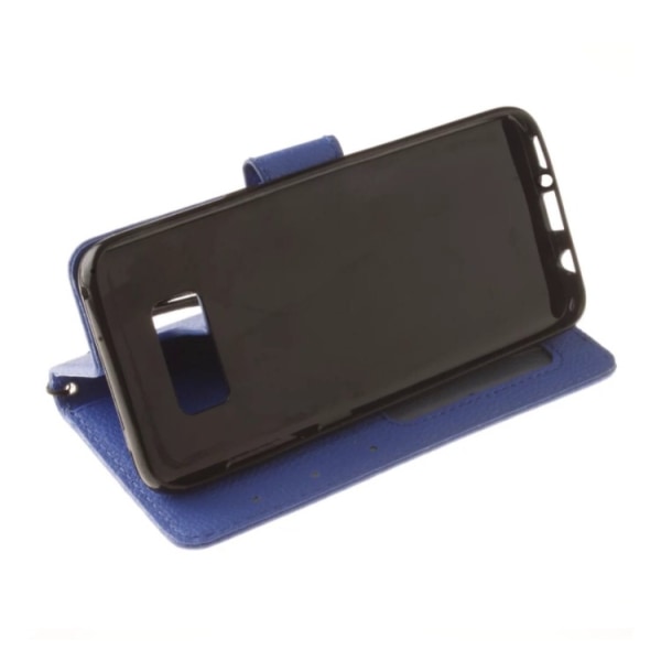Plånboksfodral av NKOBEE för Samsung Galaxy S7 Edge Blå