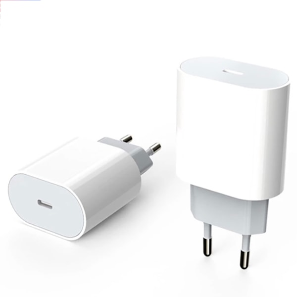 Effektiv Snabbladdare iPhone Type-C Lightning (20W) Vit
