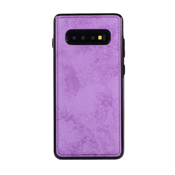 Leman etui med dobbelt funktion - Samsung Galaxy S10+ Mörkblå