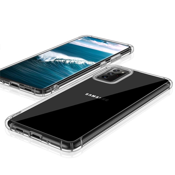 Samsung Galaxy Note 20 Ultra - Iskunkestävä tyylikäs kansi Svart/Guld