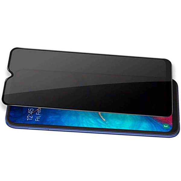 3-PACK Samsung Galaxy A12 Anti-Spy Skärmskydd HD 0,3mm Svart