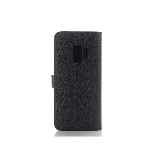 Samsung Galaxy S9 - Glatt deksel med lommebok Brun