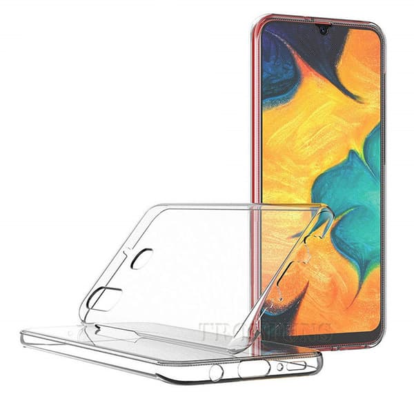 Samsung A20e | 360° TPU silikonetui | Omfattende beskyttelse Blå
