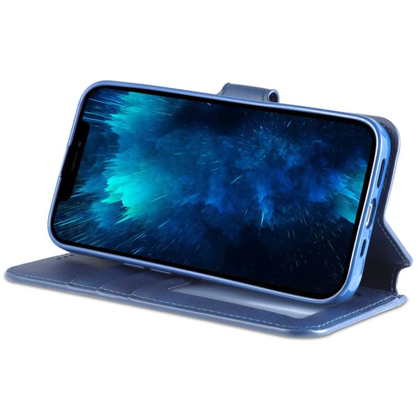 iPhone 14 Pro - Professionelt glat pung etui Svart