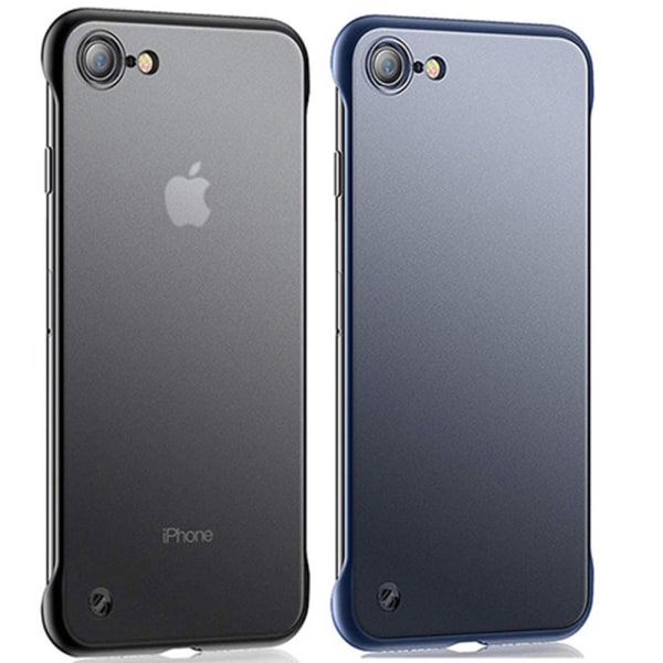 iPhone 8 - Stilig ultratynt beskyttelsesdeksel Mörkblå