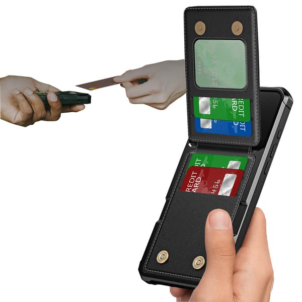 iPhone 16 Kortfodral - Tunt & Skyddande Svart