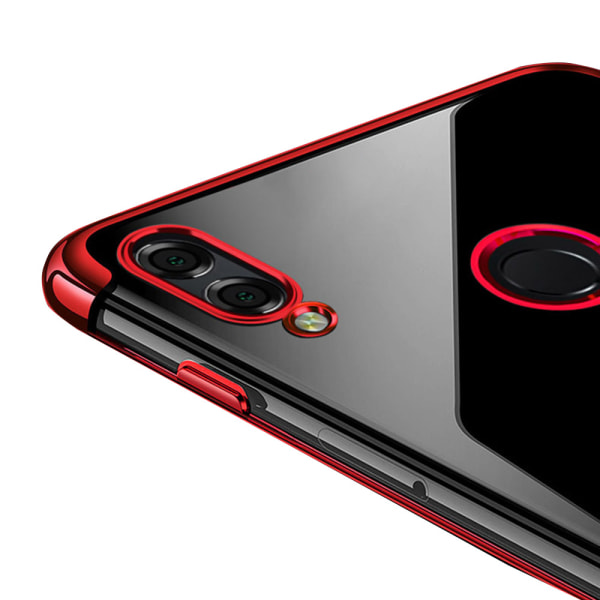 Huawei P20 Lite - Stilfuldt silikone beskyttelsescover (Floveme) Röd