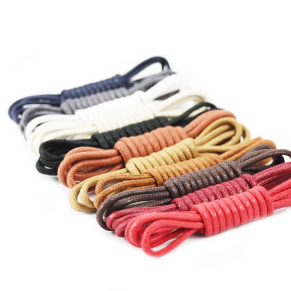 Vaxade Skosnören (Skoband) 80cm Vit Vit