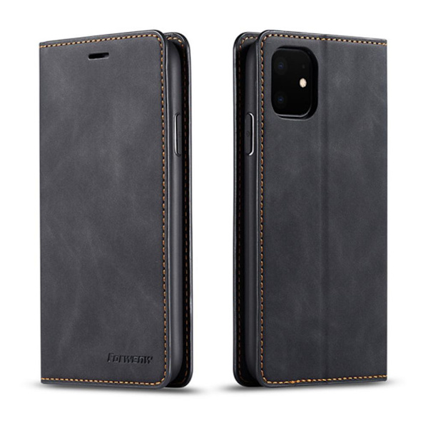 iPhone 12 Pro - Profesjonelt Effektfullt Lommebokfutteral Brun