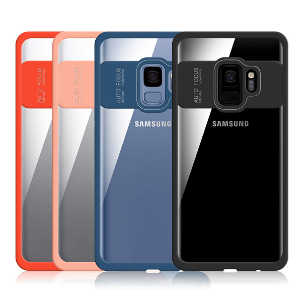 Samsung Galaxy S9+ Stilfuldt stødabsorberende cover - AUTO FOCUS Svart