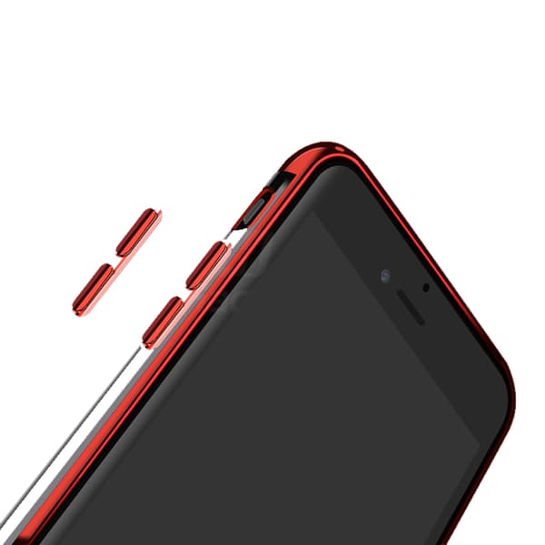 Tunt och Skyddande Skal för iPhone 8 Silver