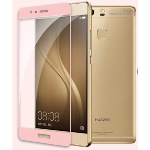 Huawei P10 (3-PACK) HeliGuard Fullfit karbonfiber skjermbeskytter Guld