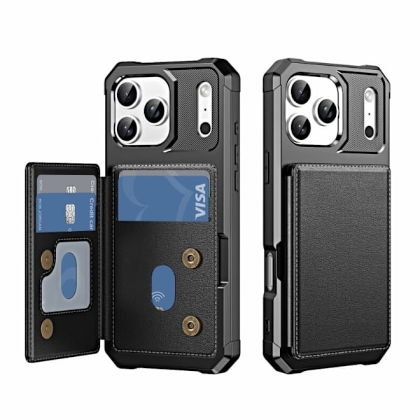 iPhone 17 Pro Max Plånboksfodral 4-5 kort
